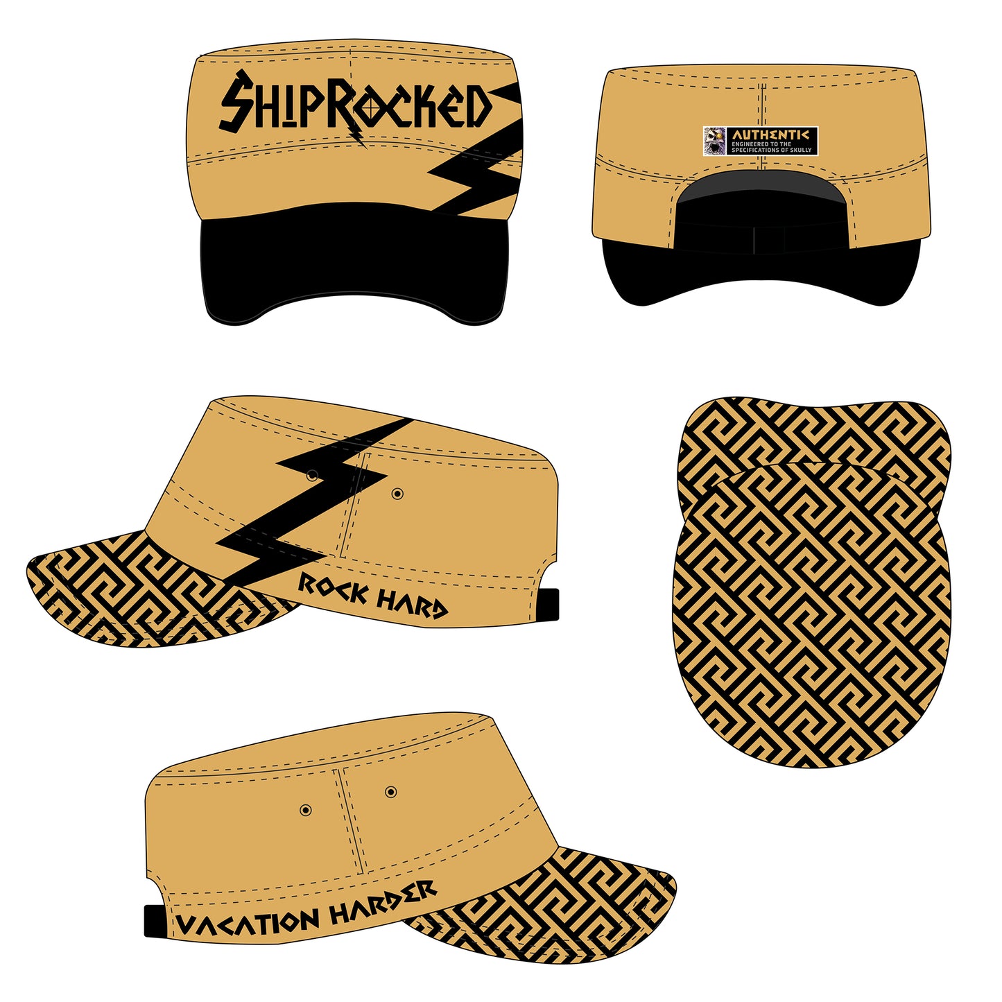 Shiprocked 2026 - Brown Castro Hat