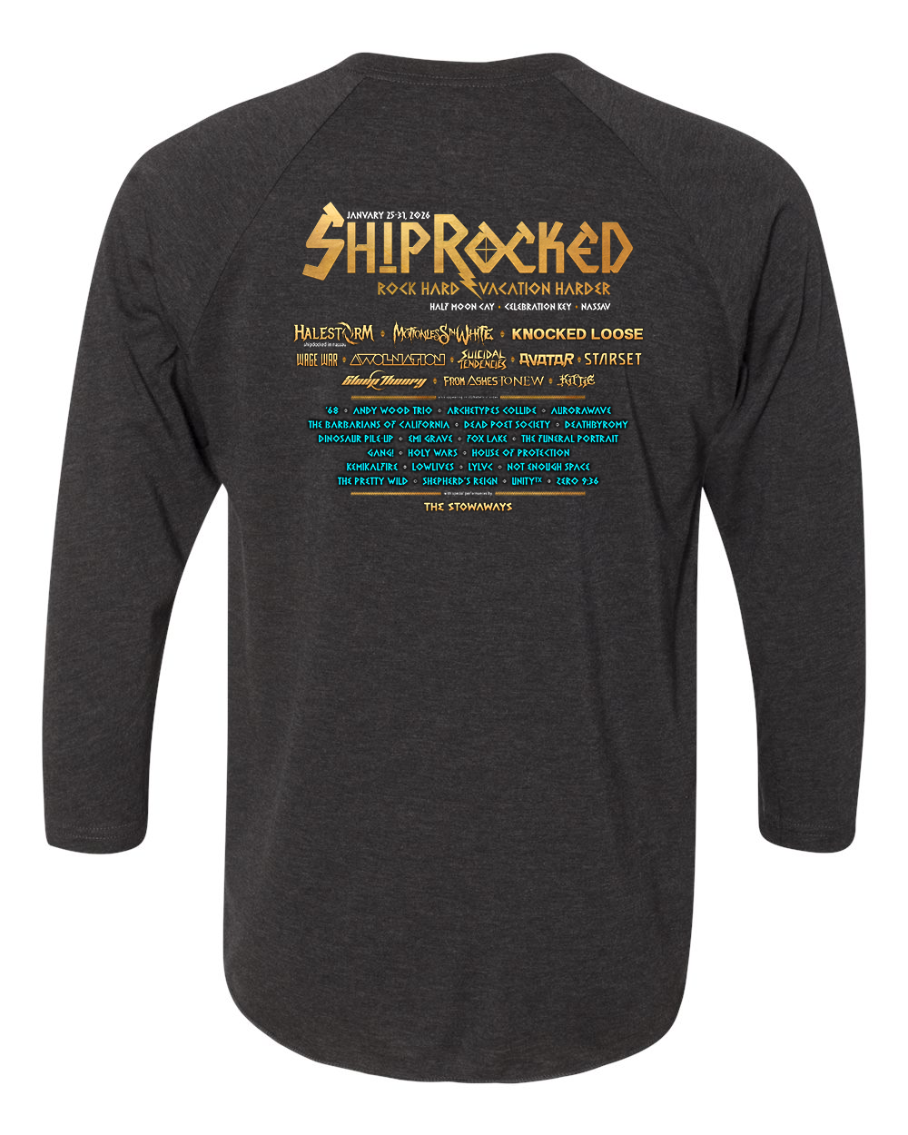 Shiprocked 2026 - God's Raglan T-Shirt