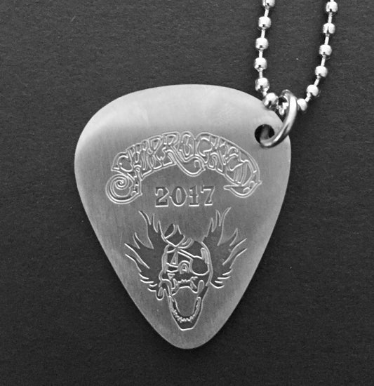 Shiprocked 2017 Guitar Pick & Chain