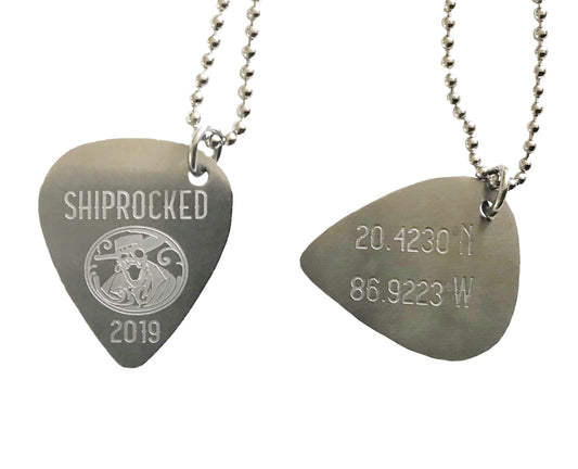 Shiprocked 2019 Guitar Pick & Chain