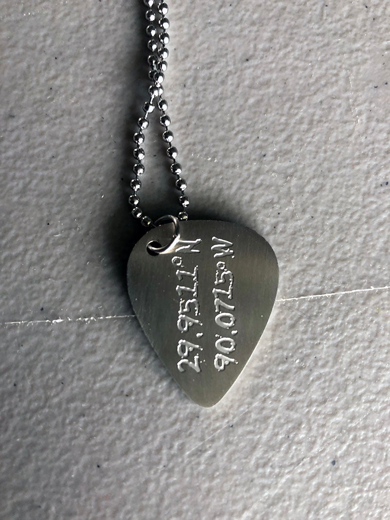 Shiprocked 2020 Guitar Pick & Chain