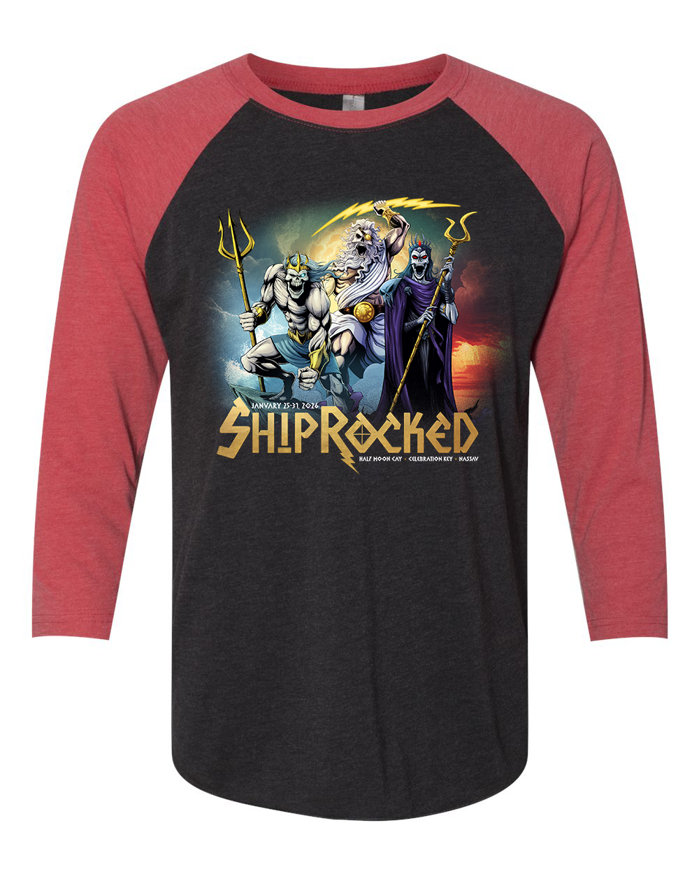 Shiprocked 2026 - God's Raglan T-Shirt