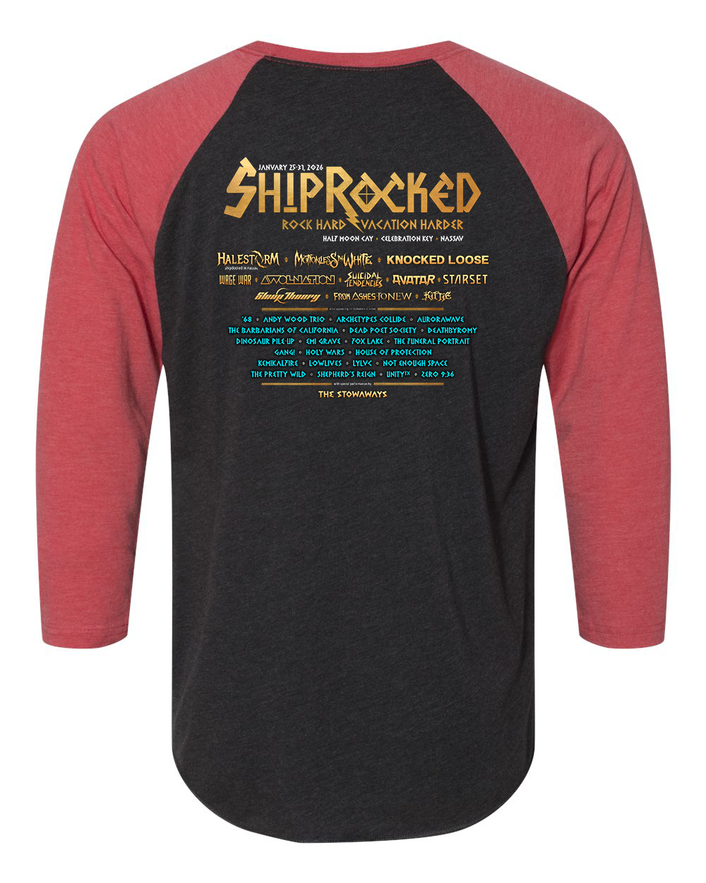 Shiprocked 2026 - God's Raglan T-Shirt