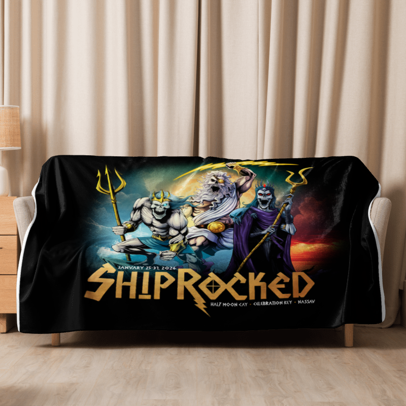 Shiprocked 2026 60x80 Sherpa blanket