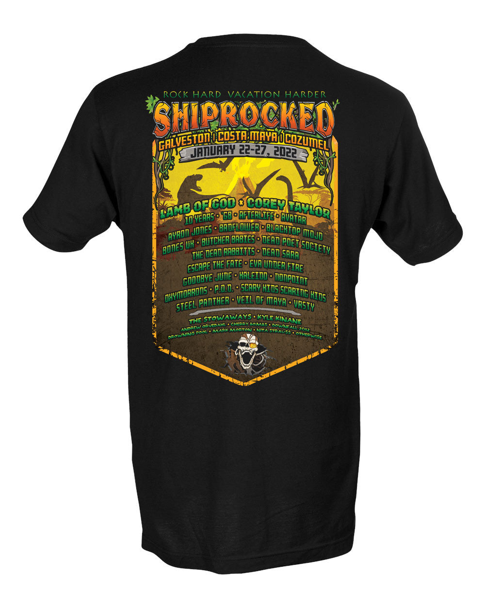 Shiprocked 2022 Jurassic (Corrected Lineup)