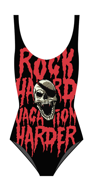 Shiprocked 2024 – Ladies Bathing Suit (Rock Hard, Vacation Harder)