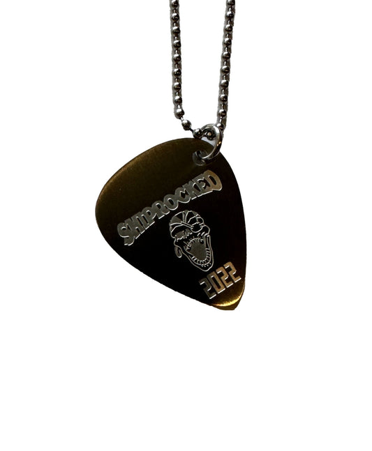 Shiprocked 2022 Guitar Pick & Chain