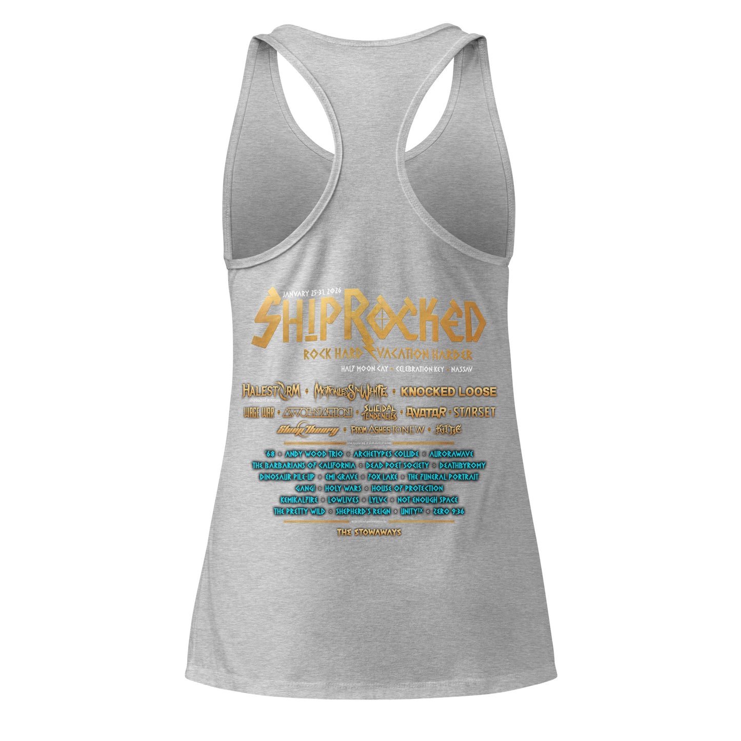 Shiprocked 2026 Hades Women’s fitted racerback tank top (Online Exclusive)