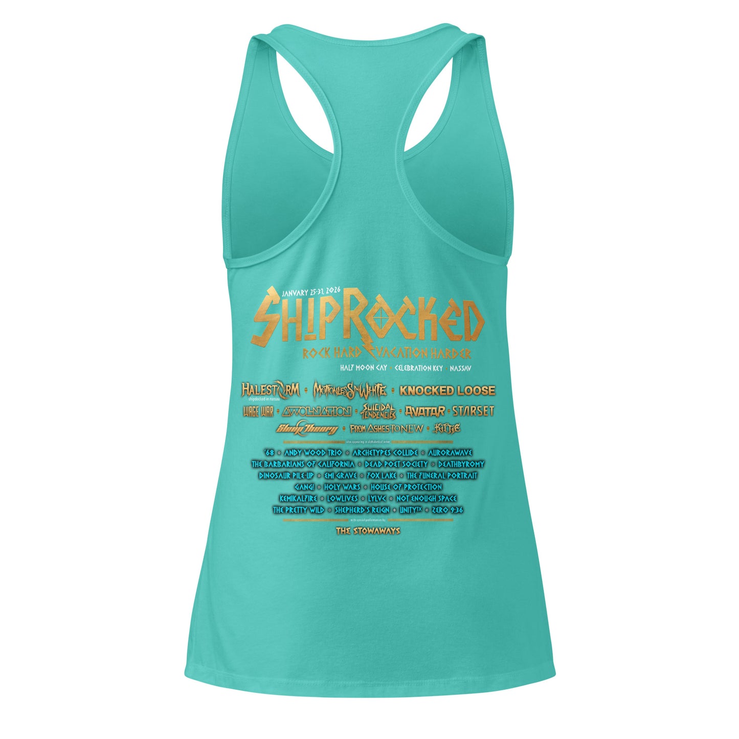Shiprocked 2026 Hades Women’s fitted racerback tank top (Online Exclusive)